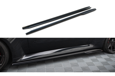 Накладки сплиттеры на пороги V2 на BMW M2 G87