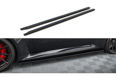 Накладки сплиттеры на пороги V3 на BMW M2 G87