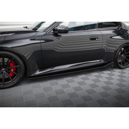 Накладки сплиттеры на пороги V4 на BMW M2 G87