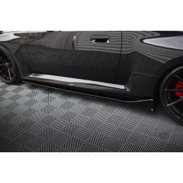 Накладки сплиттеры на пороги V4 на BMW M2 G87