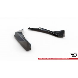 Накладки сплиттеры боковые на задний бампер на BMW M2 G87