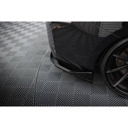 Накладки сплиттеры боковые на задний бампер на BMW M2 G87