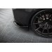 Накладки сплиттеры боковые на задний бампер V3 на BMW M2 G87