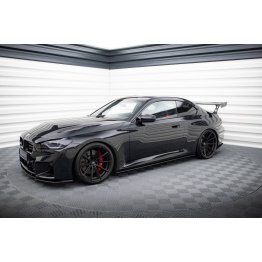Накладки сплиттеры на пороги StreetPro на BMW M2 G87
