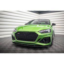 Накладка сплиттер на передний бампер StreetPro на Audi RS5 B9 рестайл
