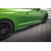 Накладки сплиттеры на пороги StreetPro на Audi RS5 B9 рестайл