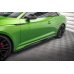 Накладки сплиттеры на пороги StreetPro на Audi RS5 B9 рестайл
