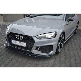 Накладка сплиттер на передний бампер на Audi RS5 B9