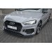 Накладка сплиттер на передний бампер на Audi RS5 B9