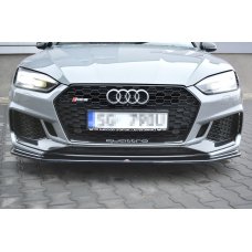 Накладка сплиттер на передний бампер V2 на Audi RS5 B9 Накладка сплиттер на передний бампер V2 на Audi RS5 B9