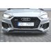 Накладка сплиттер на передний бампер V2 на Audi RS5 B9