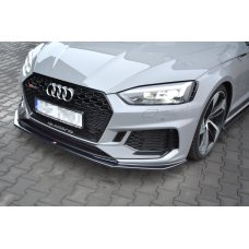 Накладка сплиттер на передний бампер V2 на Audi RS5 B9 Накладка сплиттер на передний бампер V2 на Audi RS5 B9
