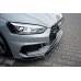 Накладка сплиттер на передний бампер V2 на Audi RS5 B9
